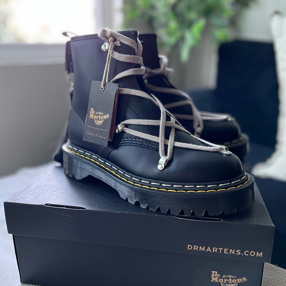Rick Owens x Doc Martens Men’s soft leather boot